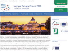 Tablet Screenshot of privacyforum.eu
